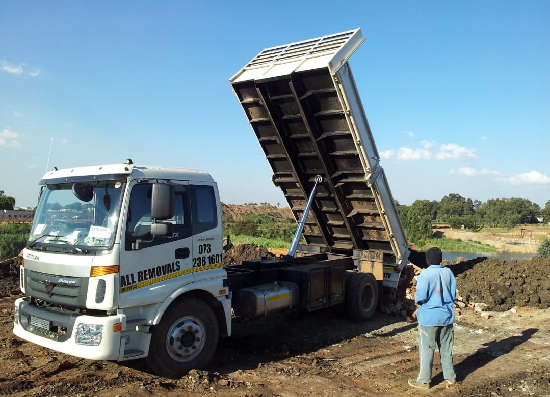 Tipper truck for builders rubble
