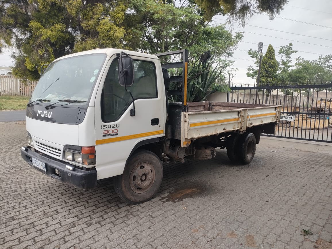Isuzu truck on a Johannesburg site